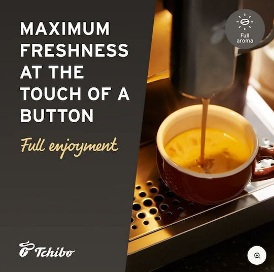 Tchibo Αυτόματη Μηχανή Espresso 1350W Πίεσης 19bar με Μύλο Άλεσης Μαύρη B0914Z8XF5