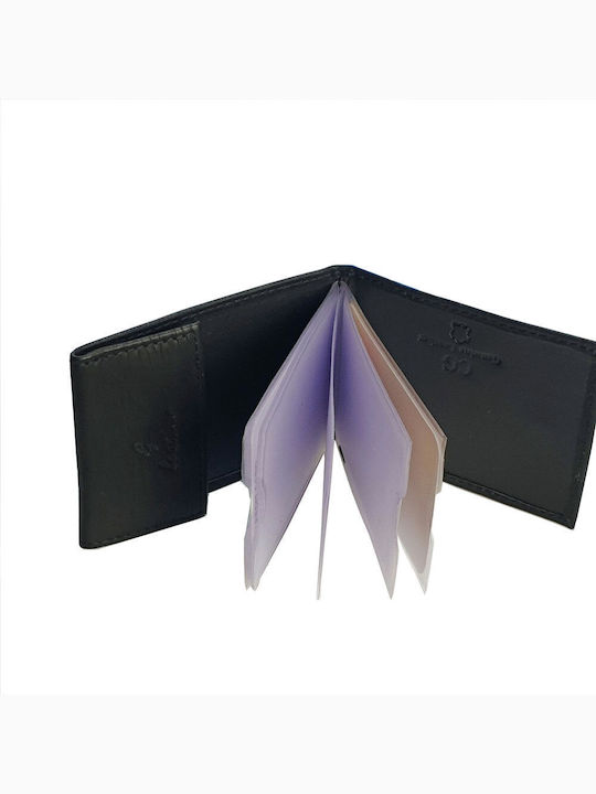 Leather Men's Wallet Cards Black