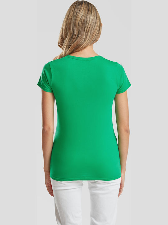 Fruit of the Loom Γυναικείο Διαφημιστικό T-shirt Κοντομάνικο σε Χρώμα