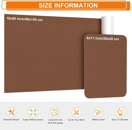 Stickers Faux Leather Patch Sewing Supply 28x20cm 2pcs