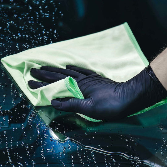 Maxshine Cloth Microfiber Cleaning / Drying for Windows Car 300gsm Green 40x40cm