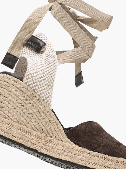 Platforme Dama Tip Espadrile Maro