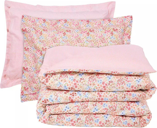 Das Home Sheet Set Double Cotton Pink, Salmon 260x280cm
