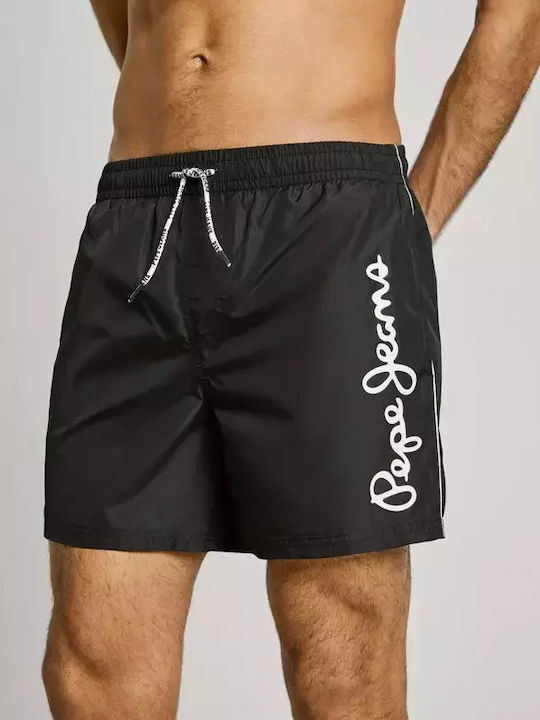 Logo Men's Swimwear Shorts Black