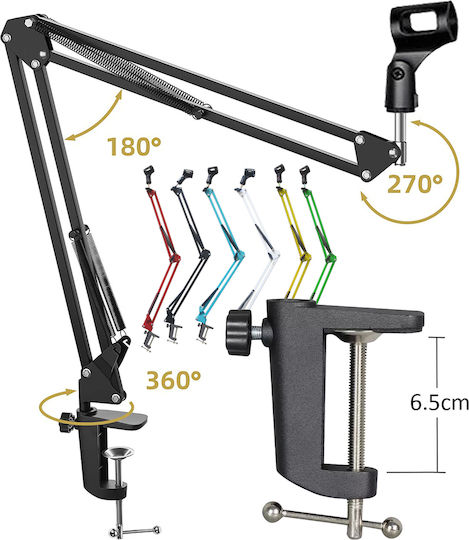Next NB-35 Green Microphone Arm Scissor Type for Desks and Tables