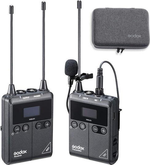 Godox WMicS1-Kit1 – UHF Kit GD-WMICS1-KIT1 Δέκτης Μικροφώνου