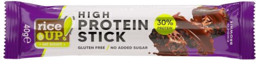 RiceUp Stick Блокчета с 30% Протеин & Вкус Choco Brownie 15x40гр