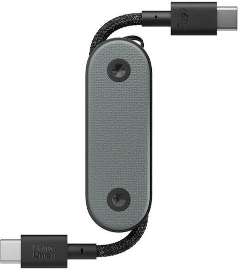 Native Union Union Retractable USB 2.0 Cable USB-C male - USB-A 60W Green 0.17m