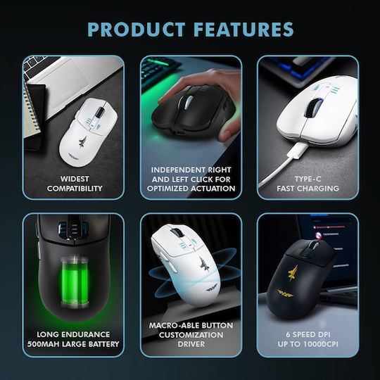 Armaggeddon MIRAGEV-B Gaming Mouse Negru