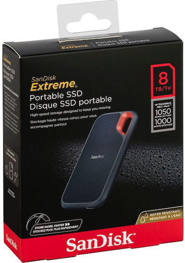 Sandisk Extreme USB 3.2 / USB-C External 2.5" SSD 8TB Black