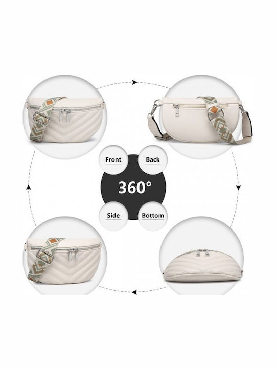 Damentasche Crossbody Beigefarbene