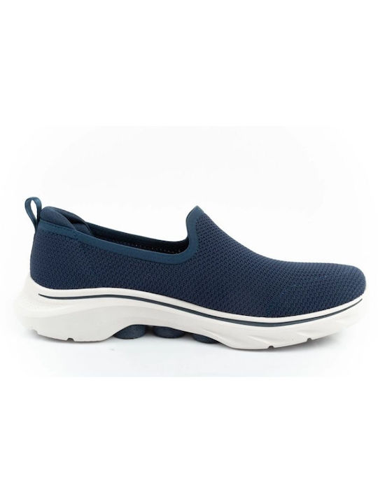 Go Walk Women's Canvas Slip-Ons Navy Blue