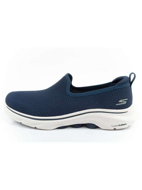 Go Walk Women's Canvas Slip-Ons Navy Blue