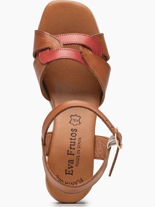 Leder Sandalen Tabac Braun