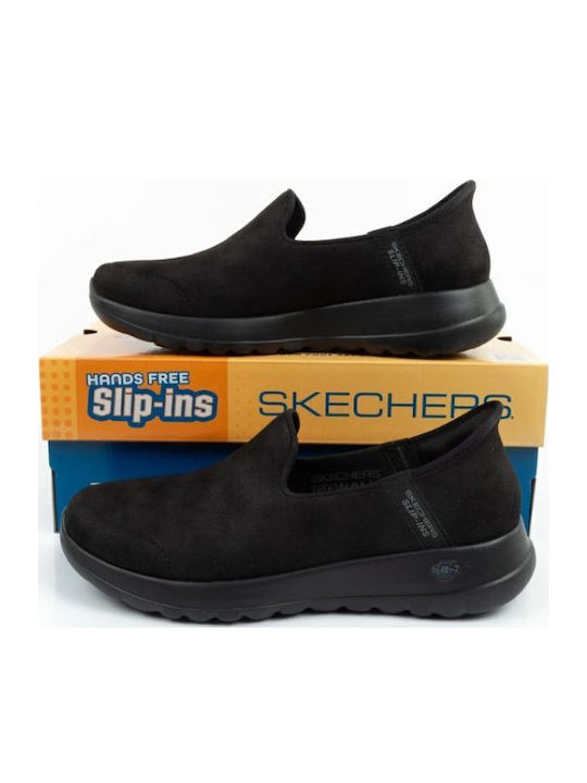 Go Walk Joy Women's Canvas Slip-Ons Black
