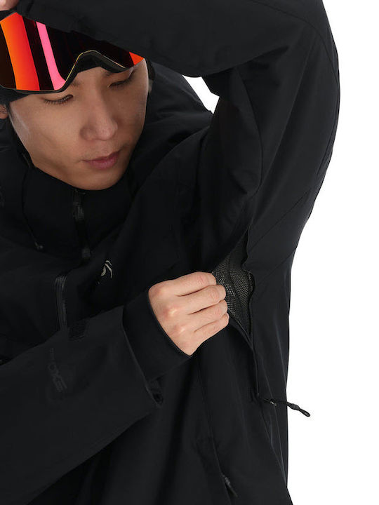 Spyder 38SA075414_BLK Männer Jacke aus für Ski & Snowboard Schwarz