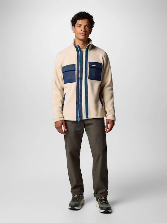 Ανδρική Ζακέτα Fleece Ancient Fossil/collegiate Navy