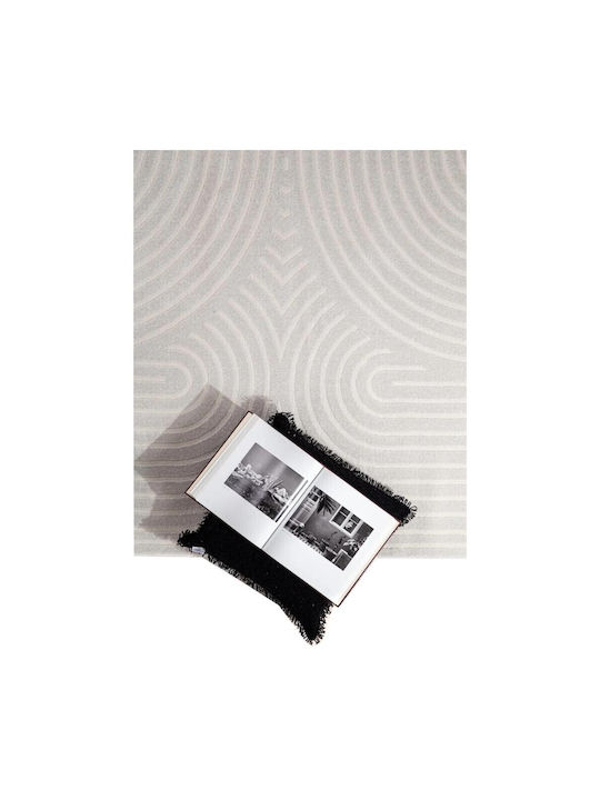 Royal Carpet Organic 565 Teppich Rechteckig Synthetisch,Polyester/Cotton/Leather Cream