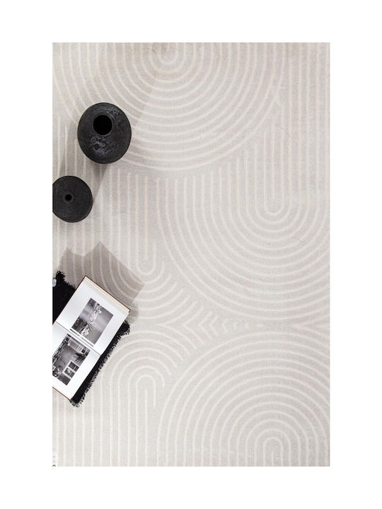 Royal Carpet Organic 565 Teppich Rechteckig Synthetisch,Polyester/Cotton/Leather Cream