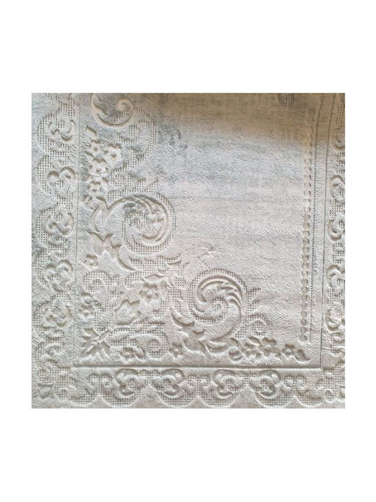 Tzikas Carpets Deluxe 25163-050 Anti-slip Rug Rectangular Light Blue