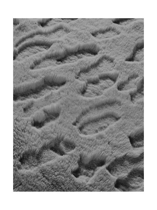 Madi Glacial Αντιολισθητικό Χαλί Ορθογώνιο Grey 133x190cm