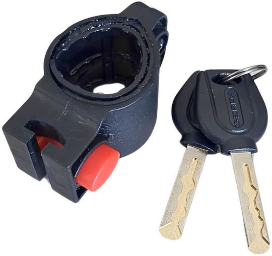 Gerda Bicycle Frame Lock with Key Black