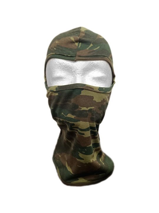 Figli Sports Vollgesichts-Balaclava für Motorradfahrer Baumwolle Khaki Farbe