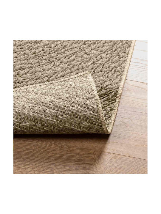 vidaXL Zizur Rug Outdoor Rectangular from Jute Beige