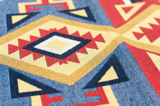 Sdim Kilim 001 Teppich Rechteckig Synthetisch,Polyester/Cotton/Leather 001