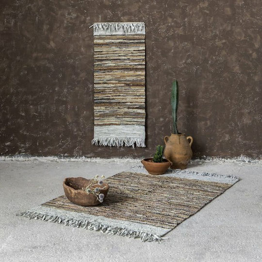Nima Edin Χαλί Ορθογώνιο με Κρόσια Μπεζ 160x230cm