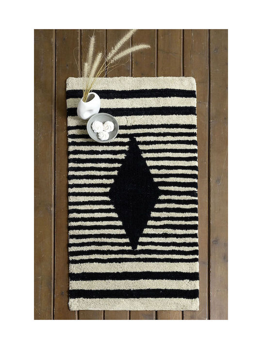 Nima Zira Bumbac Ecru, Black