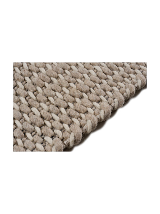 Tapicap Plex Lines 114 Χειροποίητο Χαλί Ορθογώνιο Beige-White 200x300cm