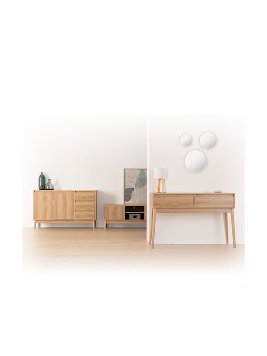 Έπιπλο Τηλεόρασης Abana Μπεζ Μ120xΠ39xΥ48cm