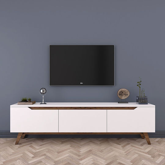 Stand TV Alb Nuc L180xA35xÎ48.6cm