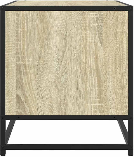Stand TV Din Metal Și Lemn Maro L270xA40xÎ46cm