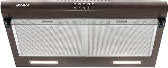 Gruppe S-3002A-A01-M29-600 Freestanding Vent Hood 60cm Brown
