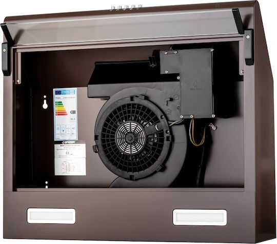 Gruppe S-3002A-A01-M29-600 Freestanding Vent Hood 60cm Brown