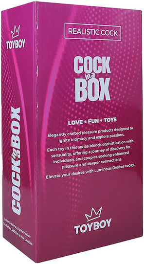 Toyboy Ρεαλιστικός Δονητής 22.5cm Μαύρος