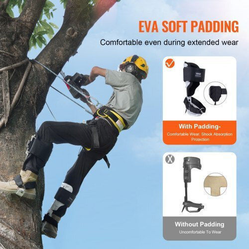 Vevor Tree Climbing Spikes Climbing Spurs Gear Aluminium Arborist Equipment Λευκό