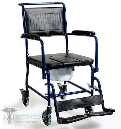 Alfa Care Ac-33 Αναπηρικό Αμαξίδιο Μπάνιου 45cm AC-33 Μπλε