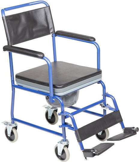 Mobiak Gemini Αναπηρικό Αμαξίδιο Μπάνιου 45cm 0804932 Μπλε