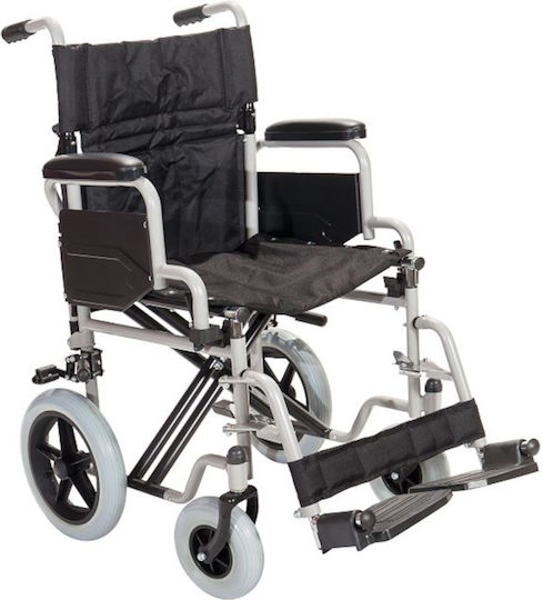 Mobiak Gemini Adapt Rollstuhl 24 Zoll Licht Typ mit Einfacher Rückenlehne 46cm 0811308 Schwarz