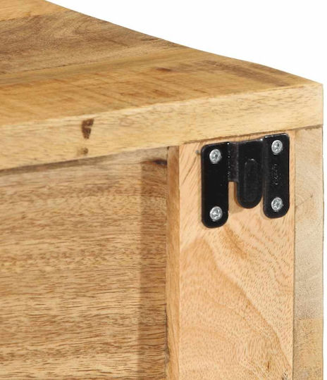Шкаф за телевизор Raw Mango Wood Д80xШ30xВ19см