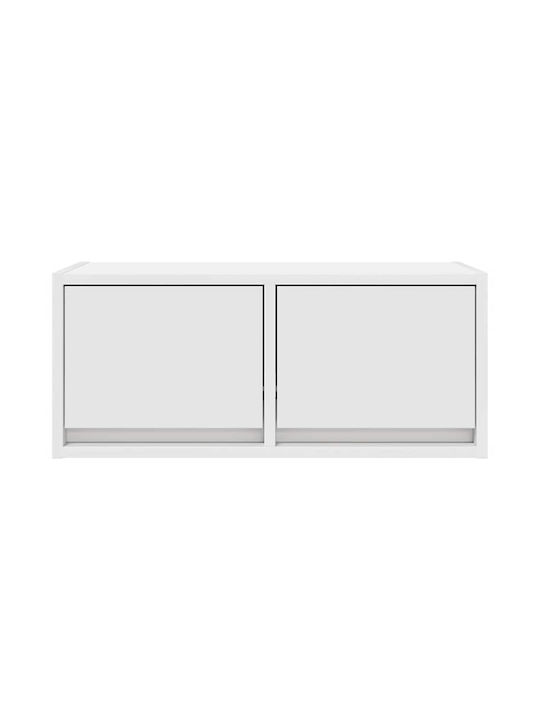 Έπιπλο Τηλεόρασης Λευκό Μ60xΠ31xΥ25.5cm