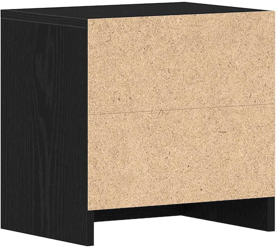 Nachttisch Black oak 40x30x40cm