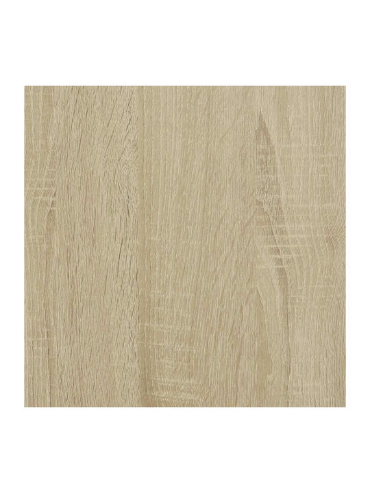 Κομοδίνο Ξύλινο με Μεταλλικά Πόδια Sonoma Δρυς 40x31x39.5cm