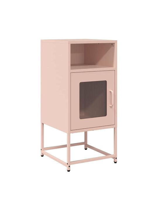 Nachttisch Metall Rosa 36x39x78cm