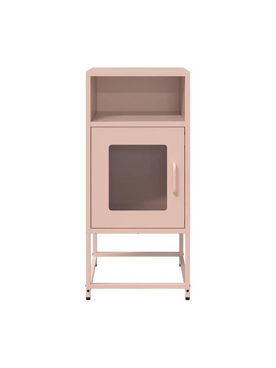 Nachttisch Metall Rosa 36x39x78cm