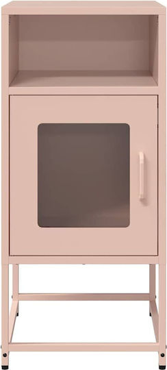 Nachttisch Metall Rosa 36x39x78cm