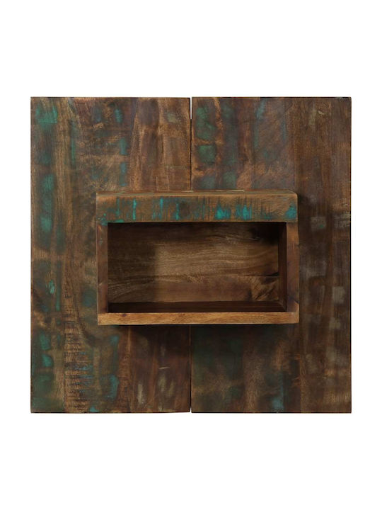 Κομοδίνο από Μασίφ Ξύλο Πολύχρωμο 50x27x50cm